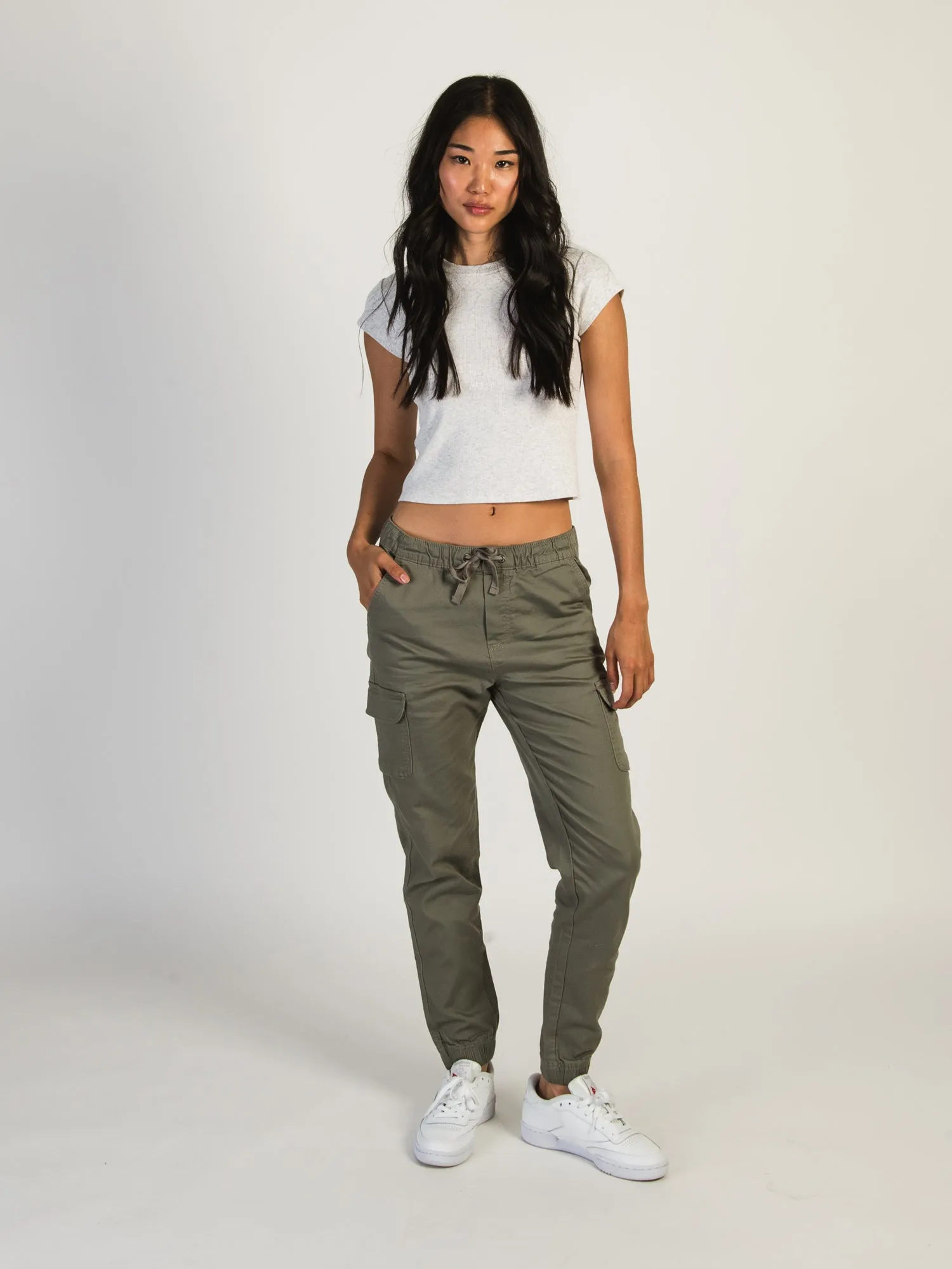 HARLOW DALLAS HYBRID JOGGER - OLIVE - CLEARANCE sold by Boathouse product image thumbnail 2