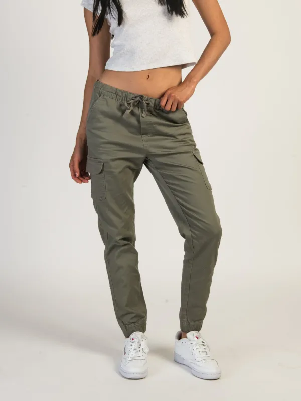 HARLOW DALLAS HYBRID JOGGER - OLIVE - CLEARANCE sold by Boathouse
