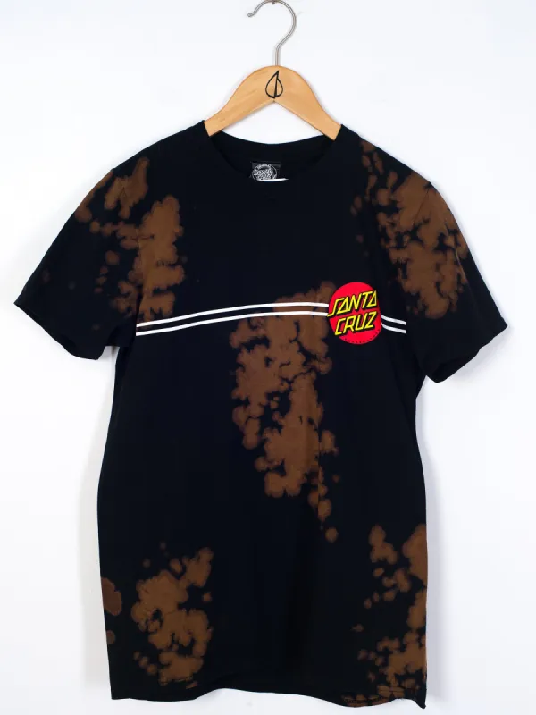 MENS CLASSIC DOT SHORT SLEEVE T-SHIRT- BLEACH BLK - CLEARANCE sold by Boathouse