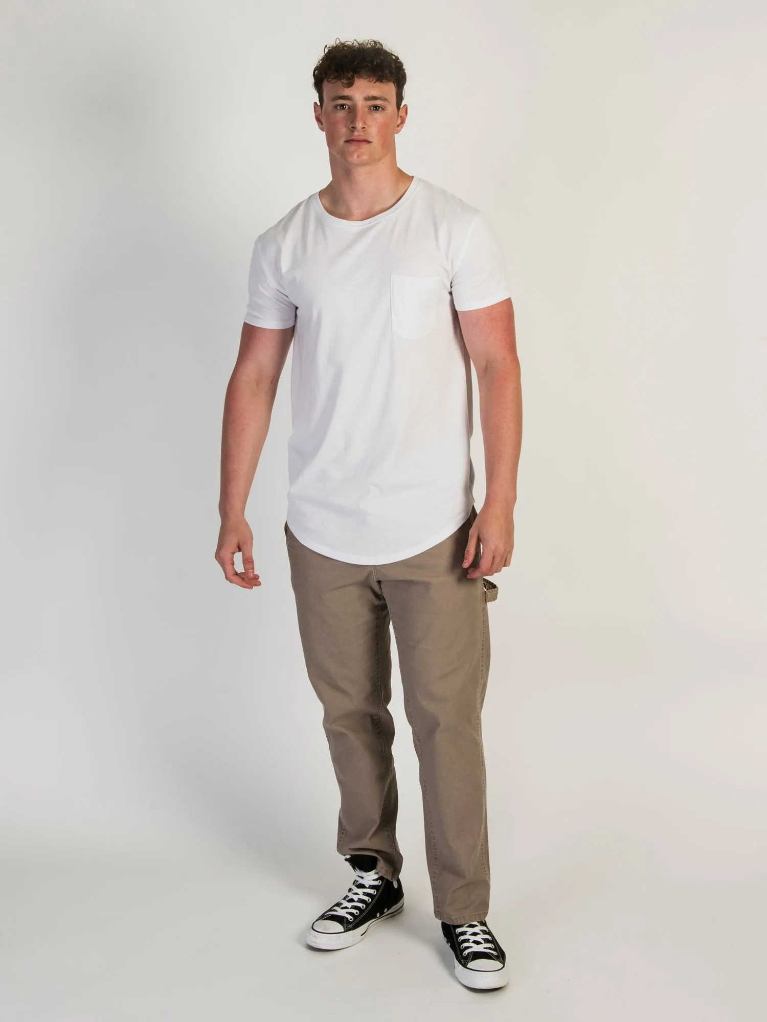LONGLINE TEE - WHITE sold by Boathouse product image thumbnail 2
