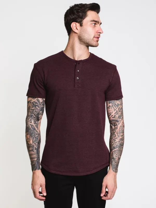MENS HAL LONGLINE HENLEY - CLEARANCE sold by Boathouse
