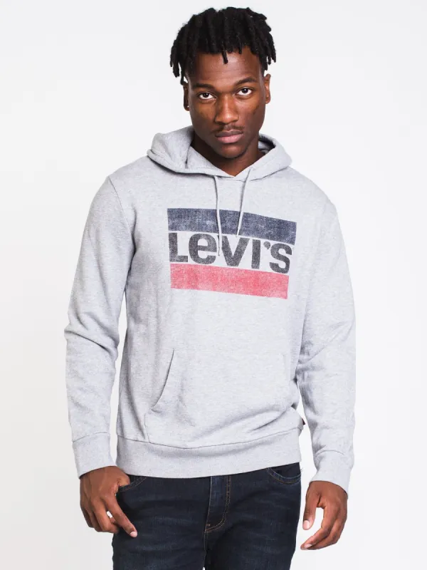 MENS SPORTSWEAR PULLOVER HOODIE- GREY - CLEARANCE sold by Boathouse