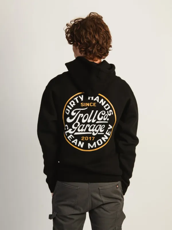 TROLL CO. DHCM GARAGE PULLOVER HOODIE sold by Boathouse