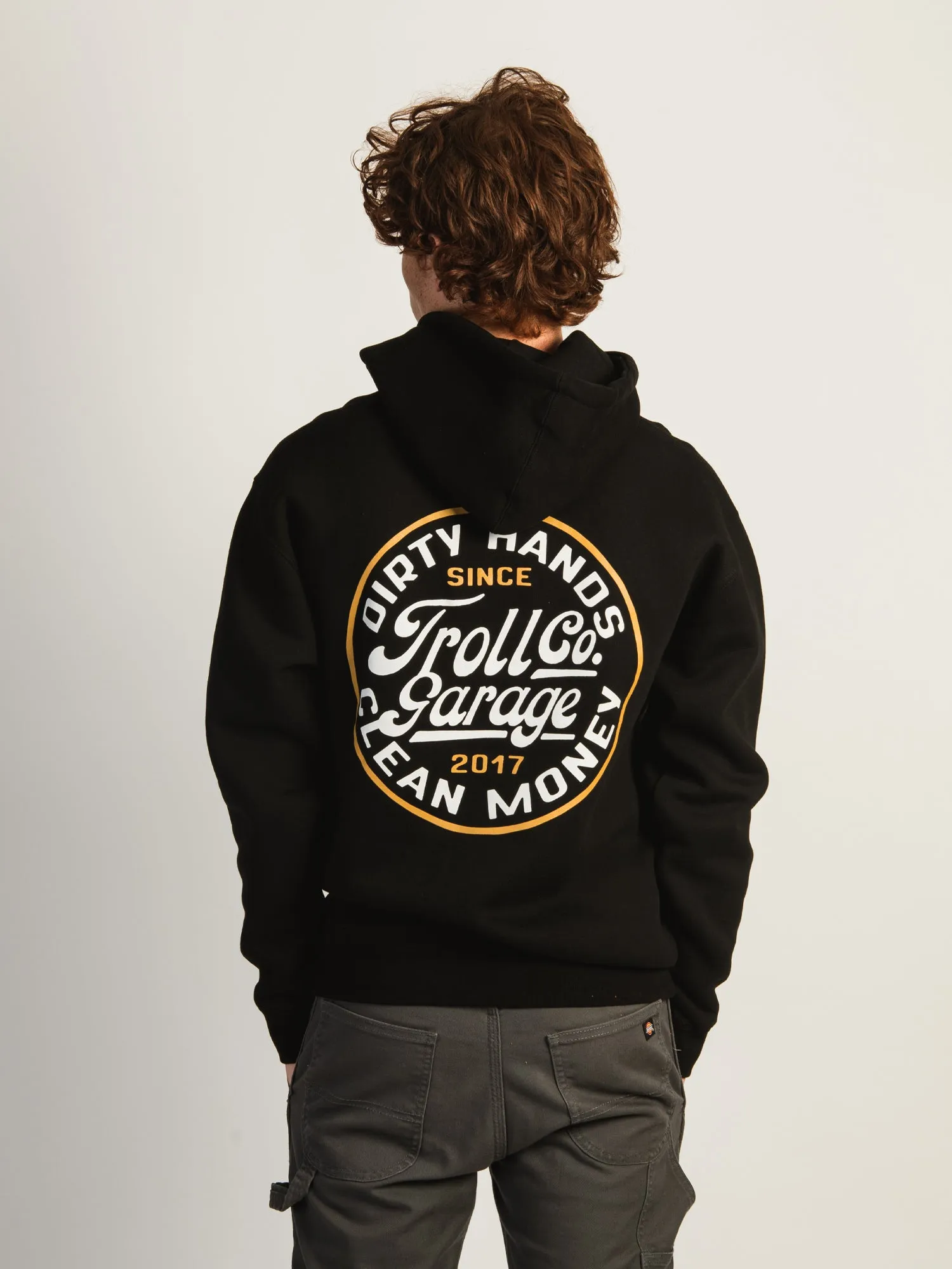 TROLL CO. DHCM GARAGE PULLOVER HOODIE sold by Boathouse