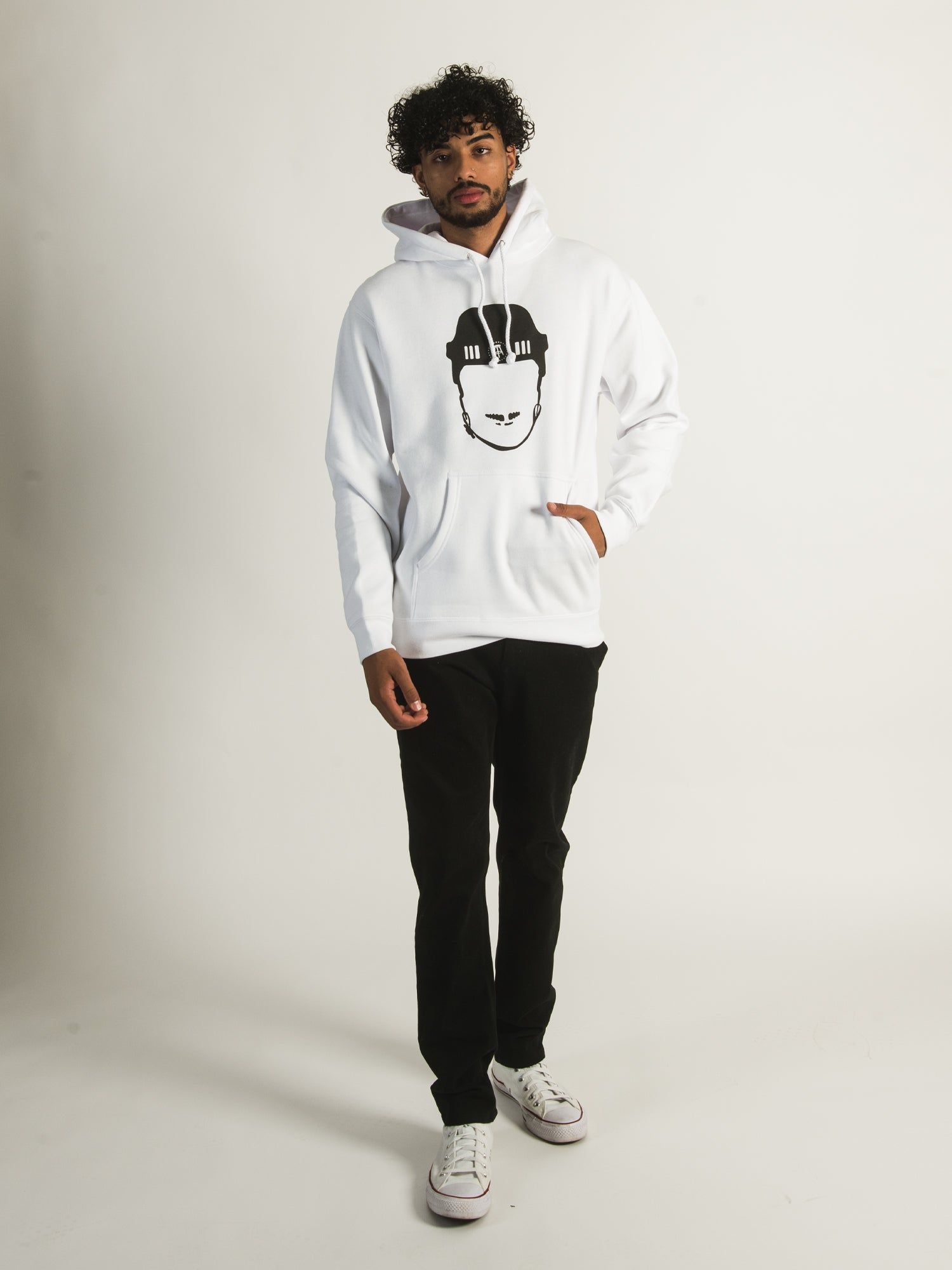 BARSTOOL SPORTS SPITTIN CHICLETS HELMET PULLOVER HOODIE sold by Boathouse product image thumbnail 3