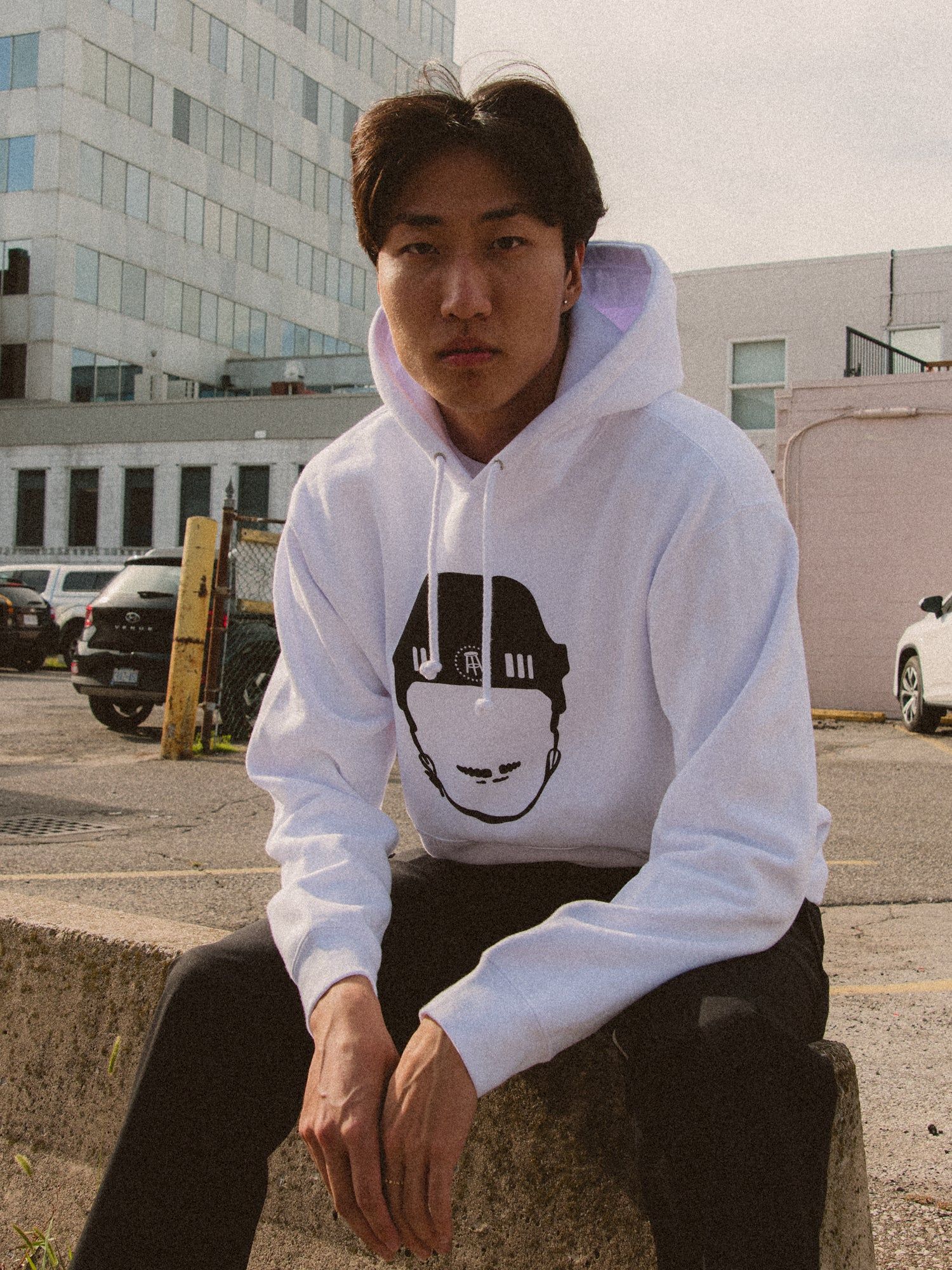 BARSTOOL SPORTS SPITTIN CHICLETS HELMET PULLOVER HOODIE sold by Boathouse