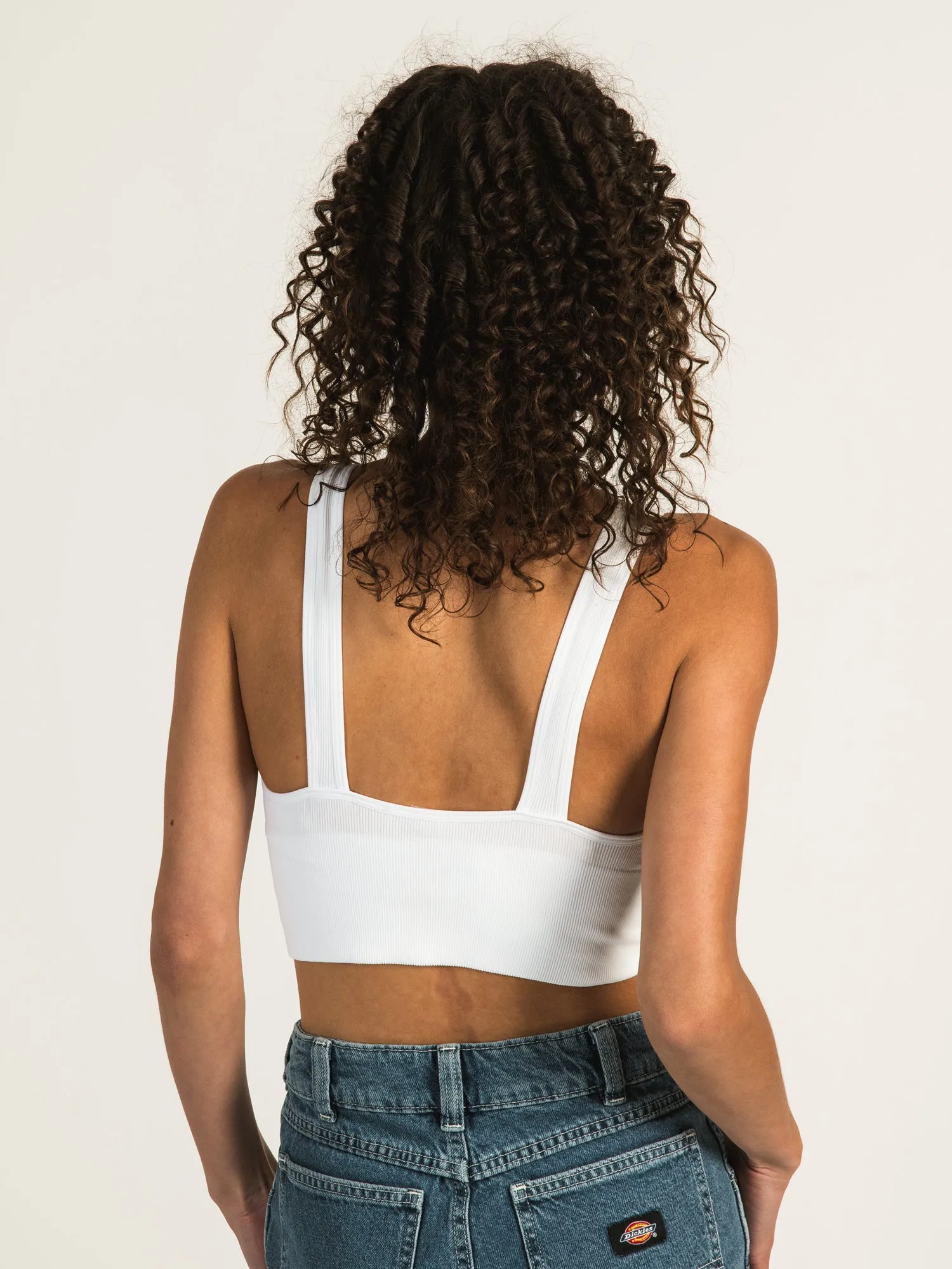 DYNAMIC DEEP V CROP RIBBED BRALETTE - CLEARANCE sold by Boathouse product image thumbnail 3
