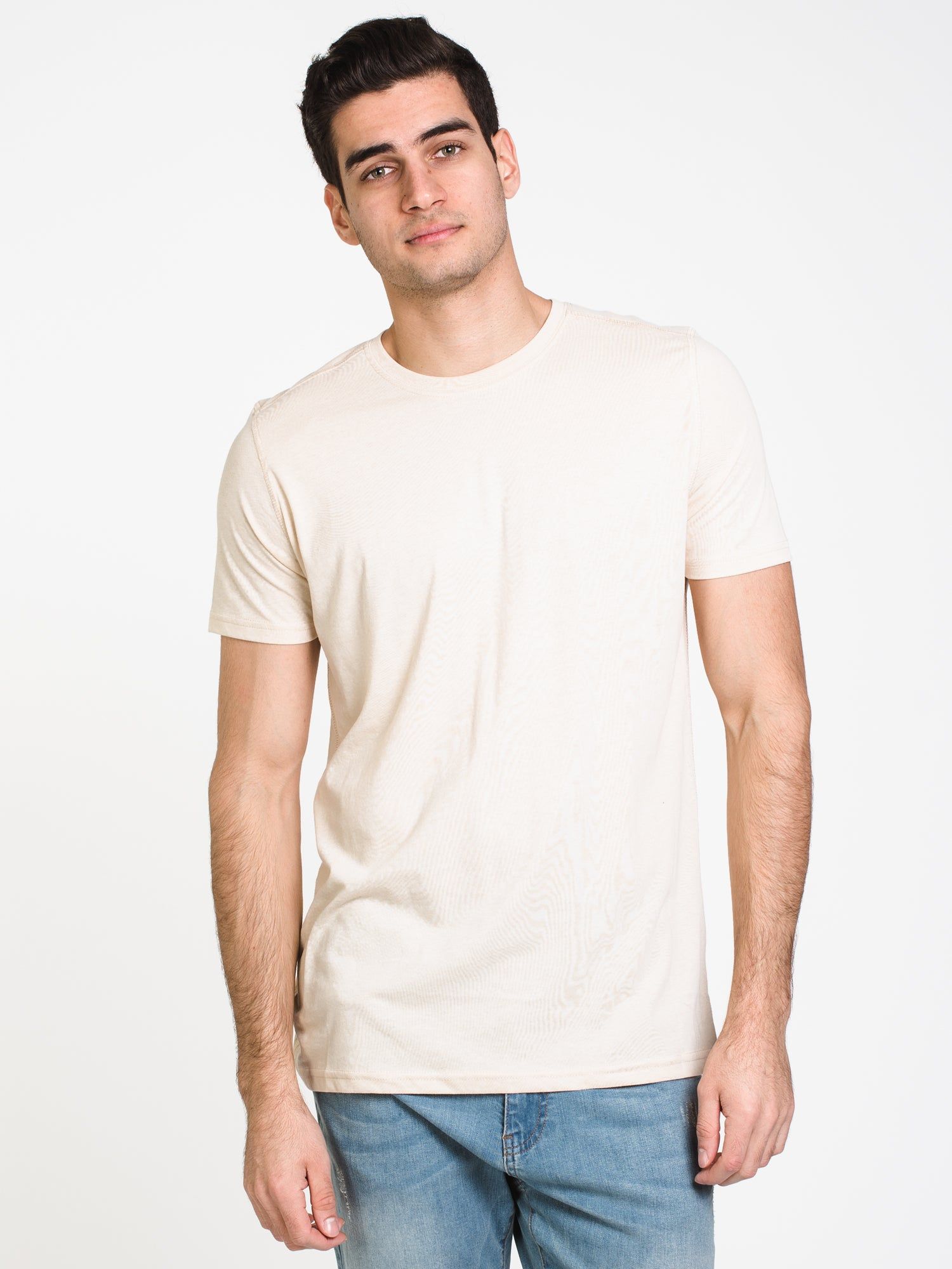 MENS VICTOR CREWNECK T - SAND - CLEARANCE sold by Boathouse