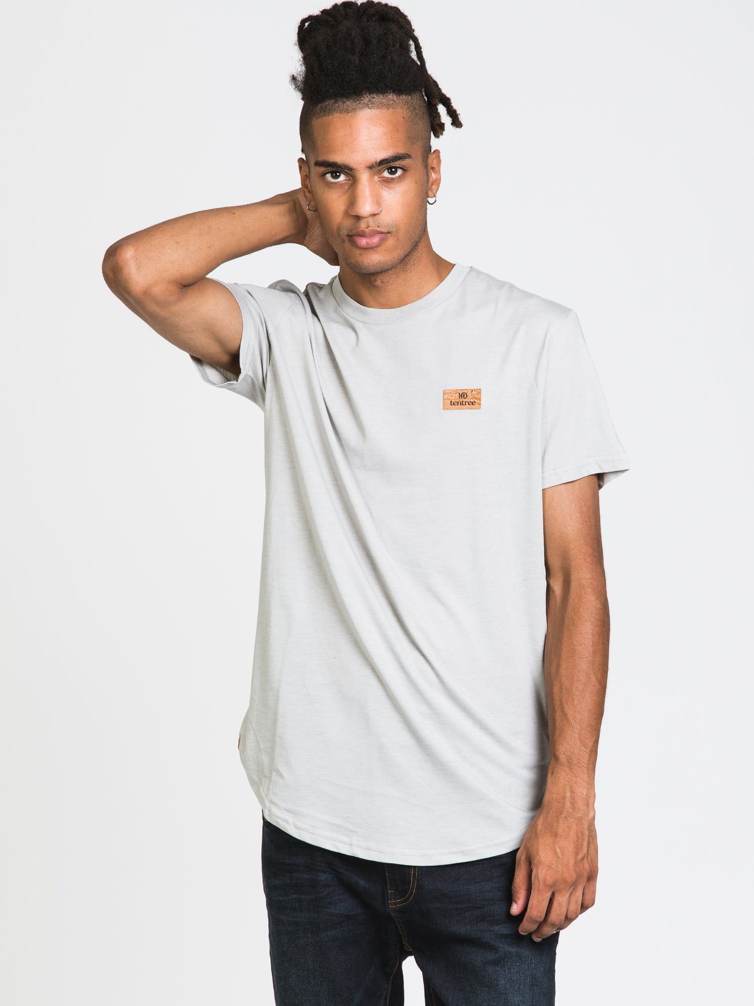 TENTREE CURVED HEM T-SHIRT - CLEARANCE sold by Boathouse