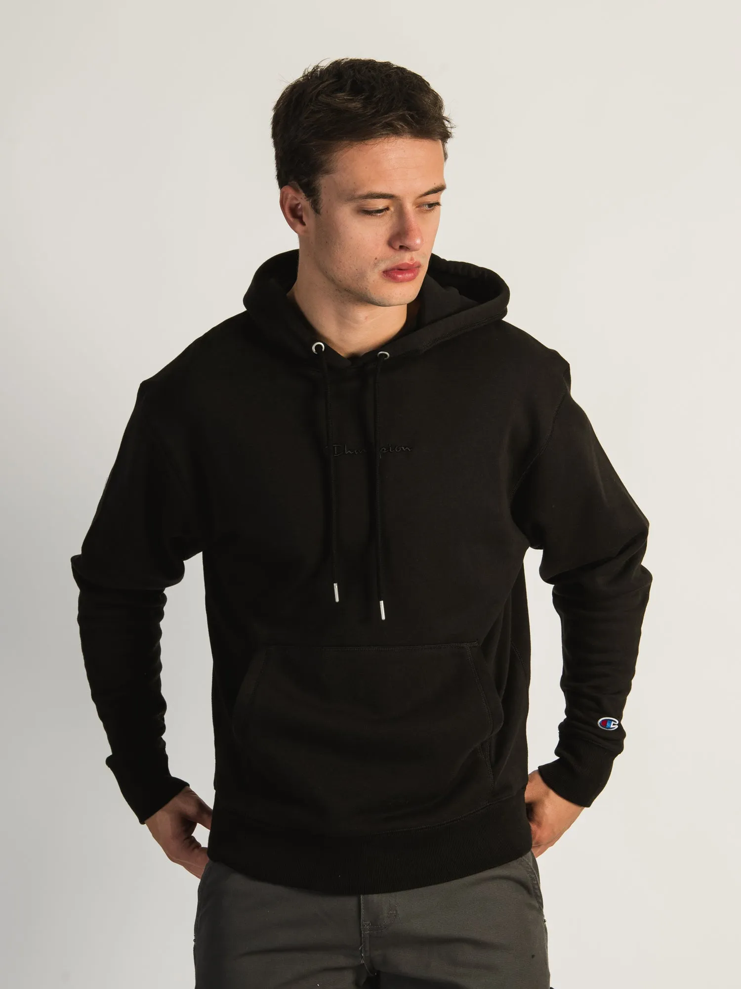 CHAMPION CLASSIC FLEECE PULL OVER HOODIE sold by Boathouse product image thumbnail 2