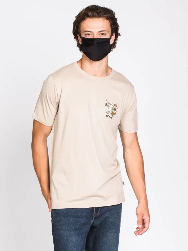 MENS COOLS BEER SHORT SLEEVE T-SHIRT - CREAM - CLEARANCE sold by Boathouse