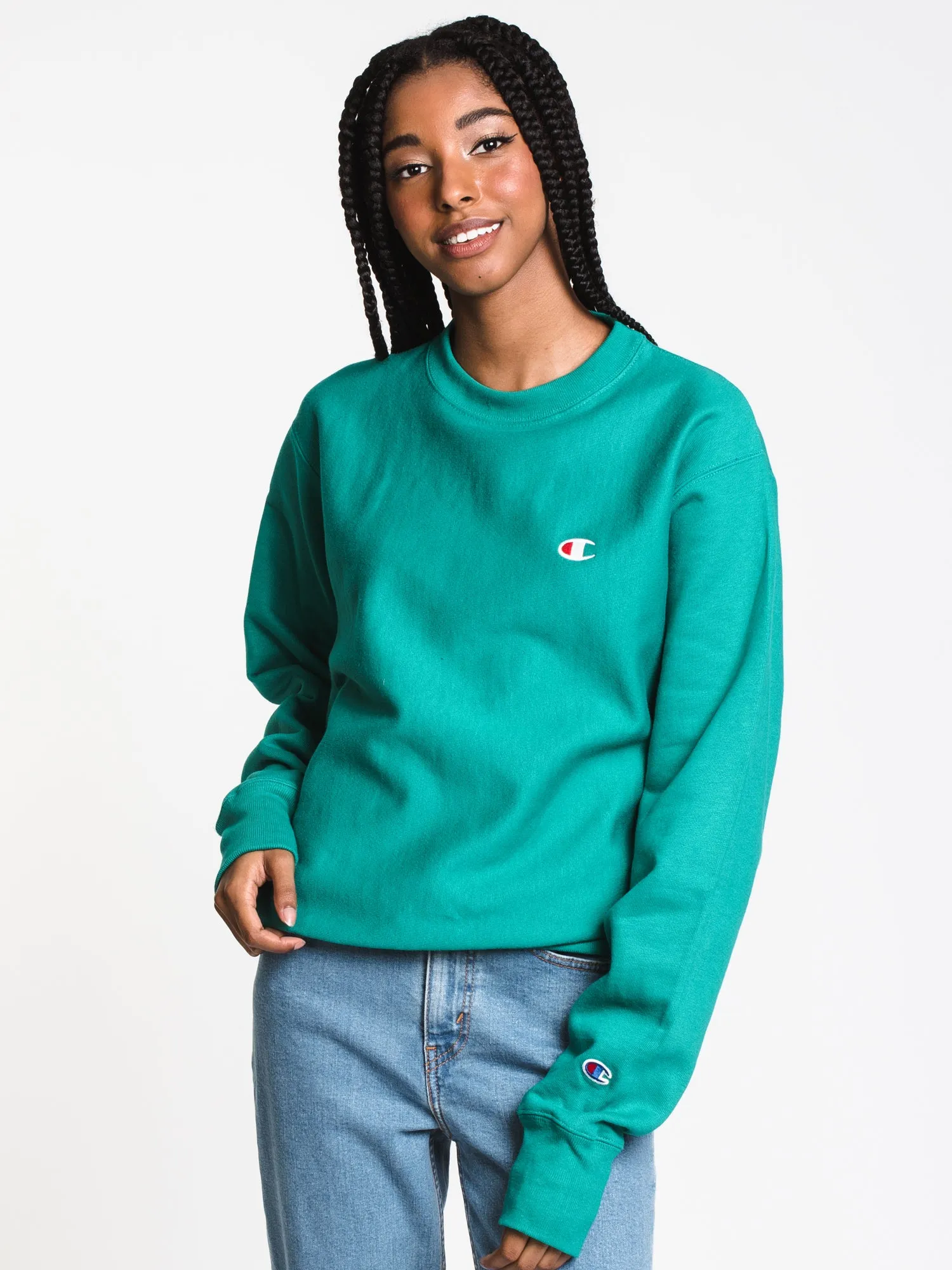 CHAMPION BOYFRIEND REVERSE WEAVE CREWNECK SWEATER - CLEARANCE sold by Boathouse