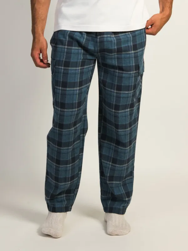 KOLBY THOMAS CARGO PLAID PANT - BLUE sold by Boathouse