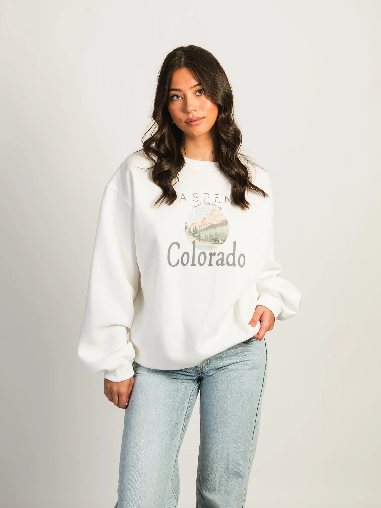 PRINCESS POLLY COLORADO OVERSIZED CREWNECK SWEATSHIRT sold by Boathouse product image thumbnail 2