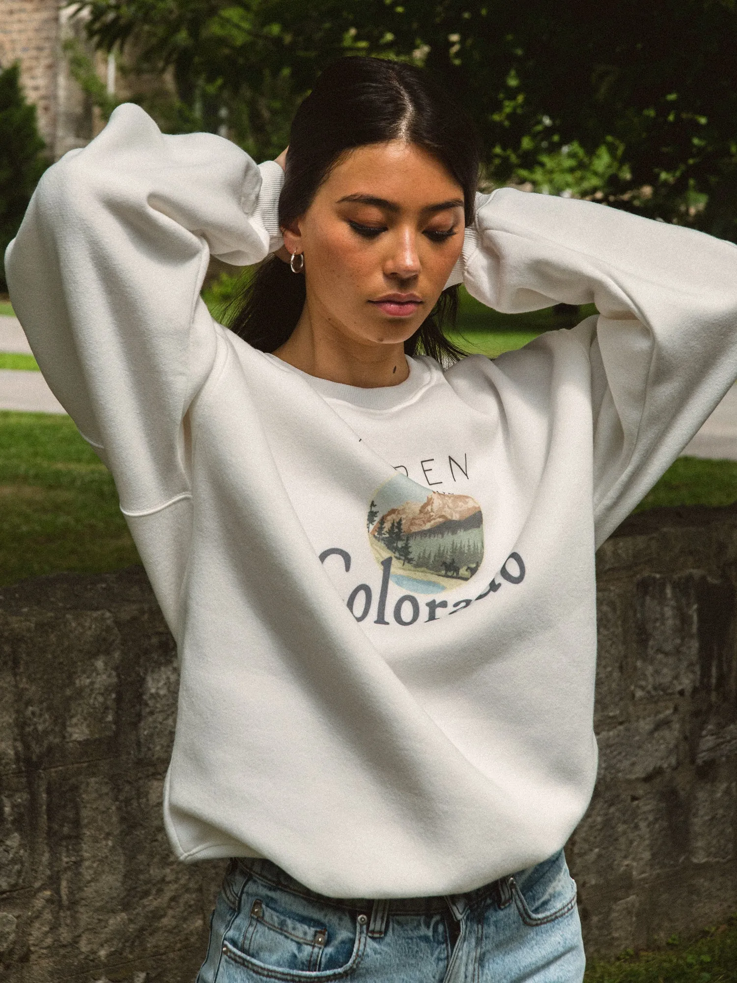 PRINCESS POLLY COLORADO OVERSIZED CREWNECK SWEATSHIRT sold by Boathouse