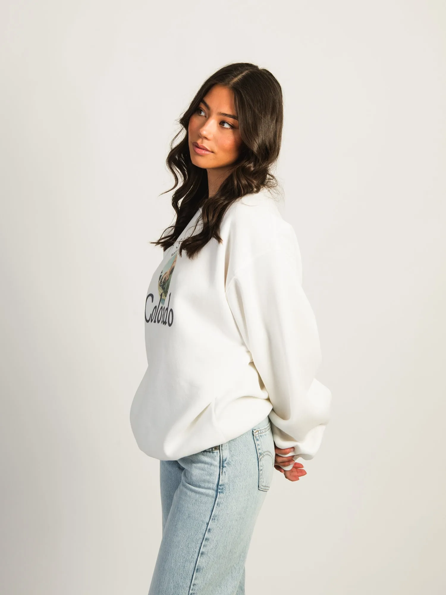 PRINCESS POLLY COLORADO OVERSIZED CREWNECK SWEATSHIRT sold by Boathouse product image thumbnail 3