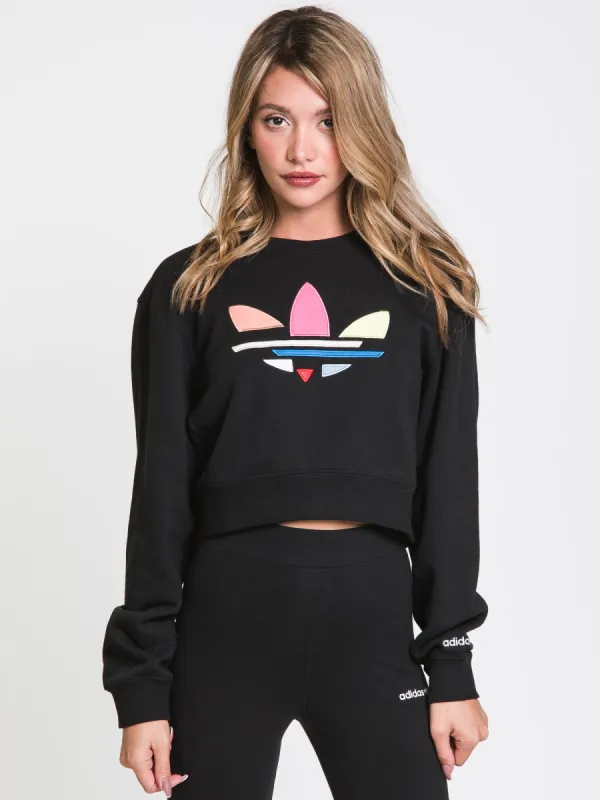 ADIDAS F/T CROPPED EMBROIDERED LOGO SWEATSHIRT  - CLEARANCE sold by Boathouse