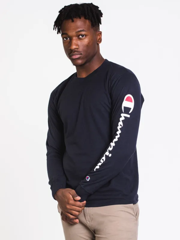 MENS CLASSIC SLV LONG SLEEVE T-SHIRT- NAVY - CLEARANCE sold by Boathouse