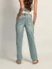 HARLOW BAGGY JEAN - LIGHT WASH sold by Boathouse