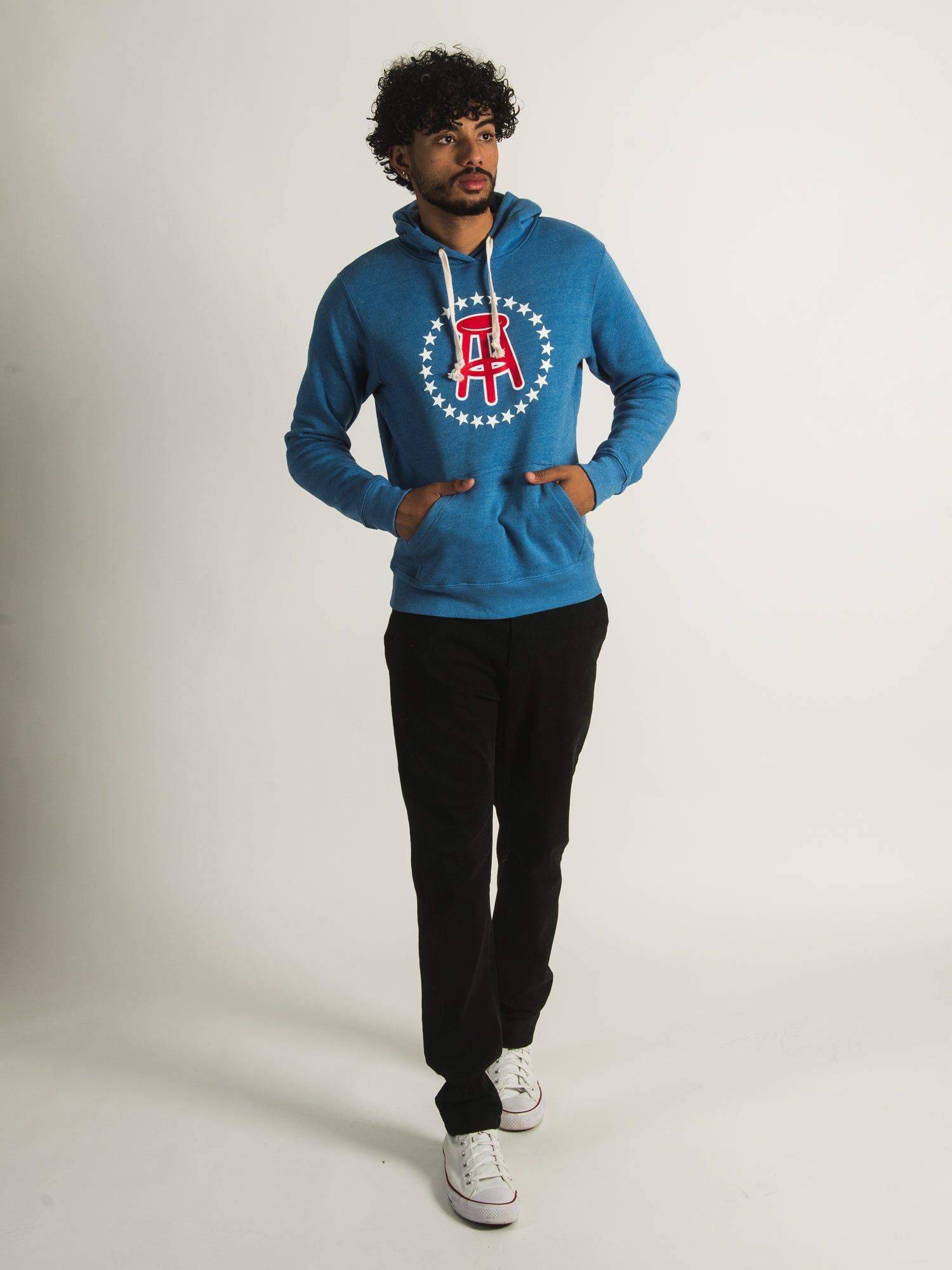 BARSTOOL SPORTS BARSTOOL LONG SLEEVE PULLOVER HOODIE sold by Boathouse product image thumbnail 3