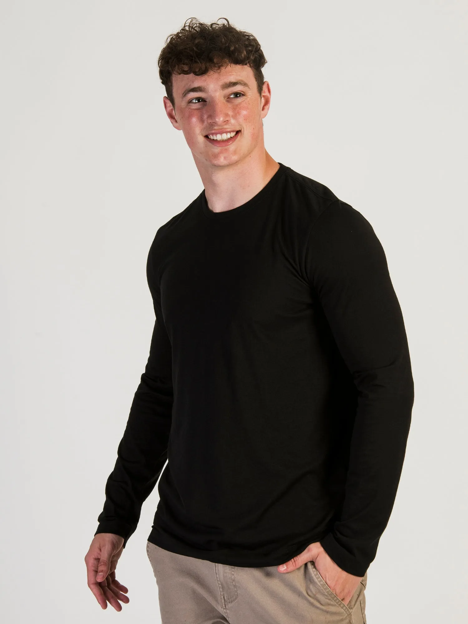 KOLBY LONG SLEEVE CREW NECK TEE - CLEARANCE sold by Boathouse product image thumbnail 3