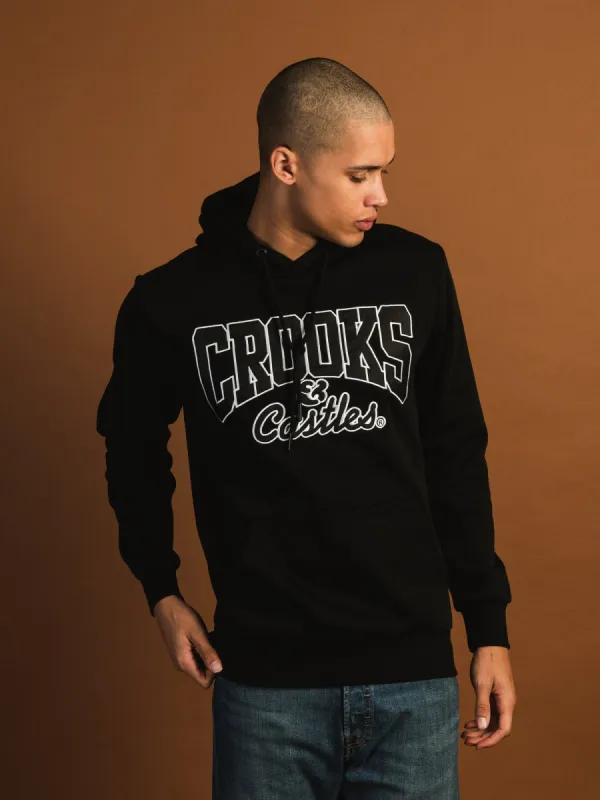 CROOKS & CASTLES C&C LOGO EMBROIDERED PULLOVER HOODIE sold by Boathouse