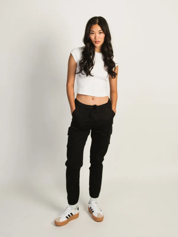 HARLOW DALLAS HYBRID JOGGER - BLACK - CLEARANCE made by Harlow