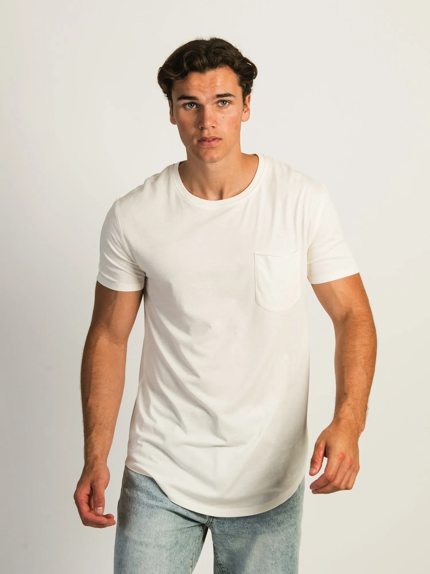LONGLINE TEE- CREAM sold by Boathouse