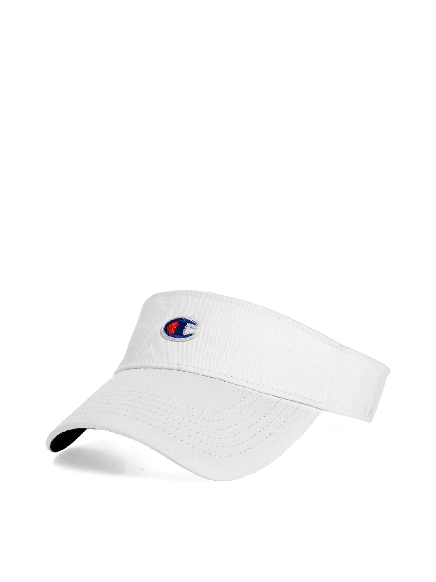 CHAMPION SMALL LOGO VISOR HAT - WHITE - CLEARANCE sold by Boathouse