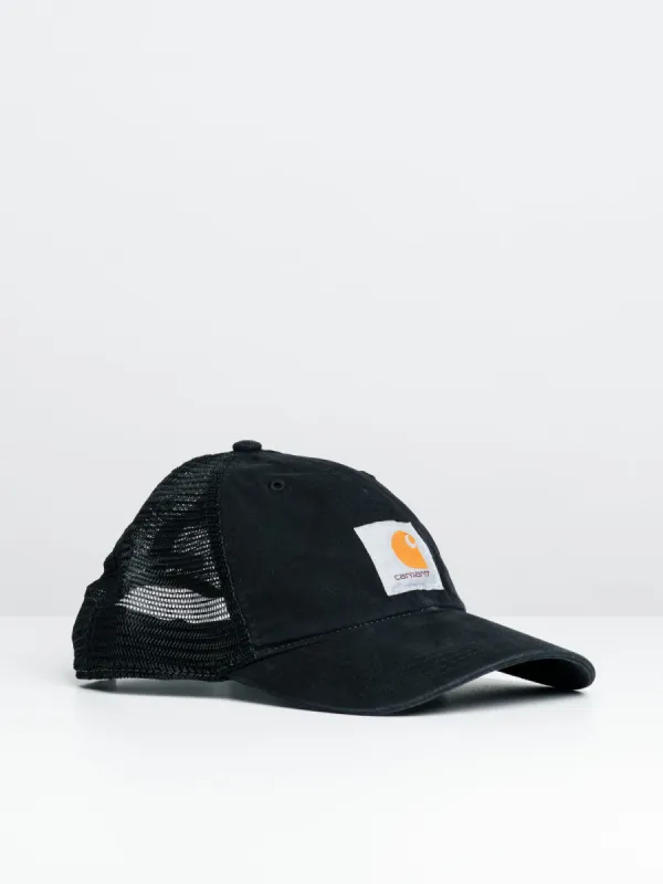 CARHARTT ODESSA MESH TRUCKER HAT - BLACK sold by Boathouse
