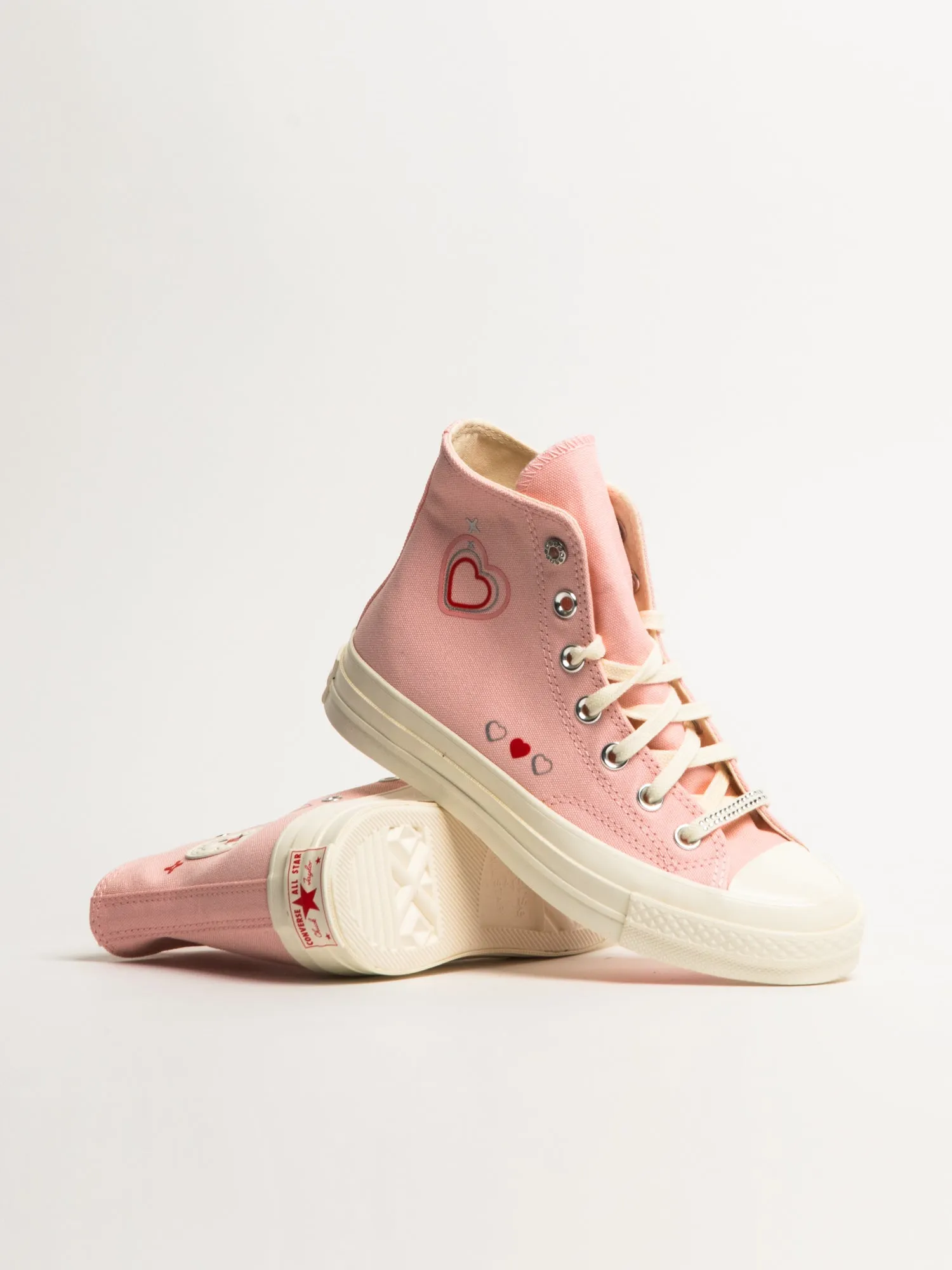 WOMENS CONVERSE CHUCK 70 HI HEARTS SNEAKER sold by Boathouse product image thumbnail 2