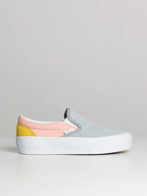 WOMENS VANS CLS SLIP ON PLATFORM CLRBLK - CLEARANCE made by Boathouse