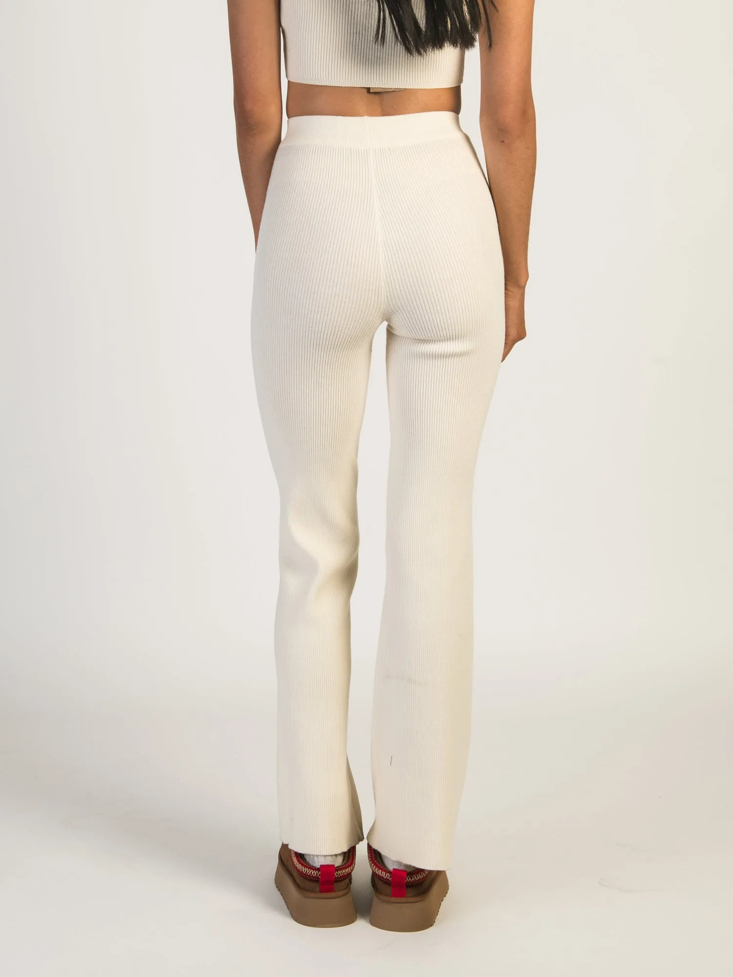 HARLOW HOLLY RIBBED PANT - CREAM sold by Boathouse product image thumbnail 4