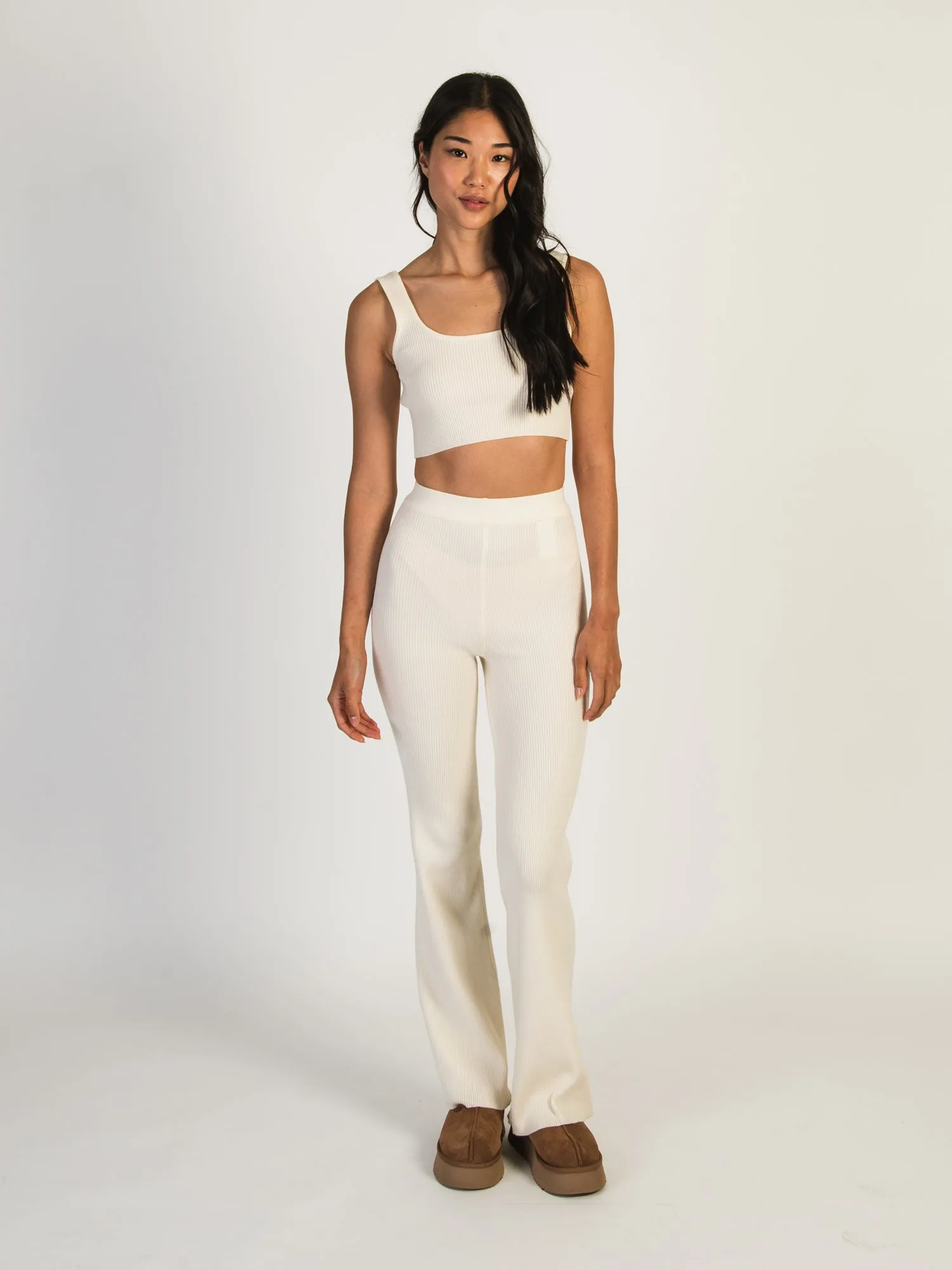 HARLOW HOLLY RIBBED PANT - CREAM sold by Boathouse product image thumbnail 2