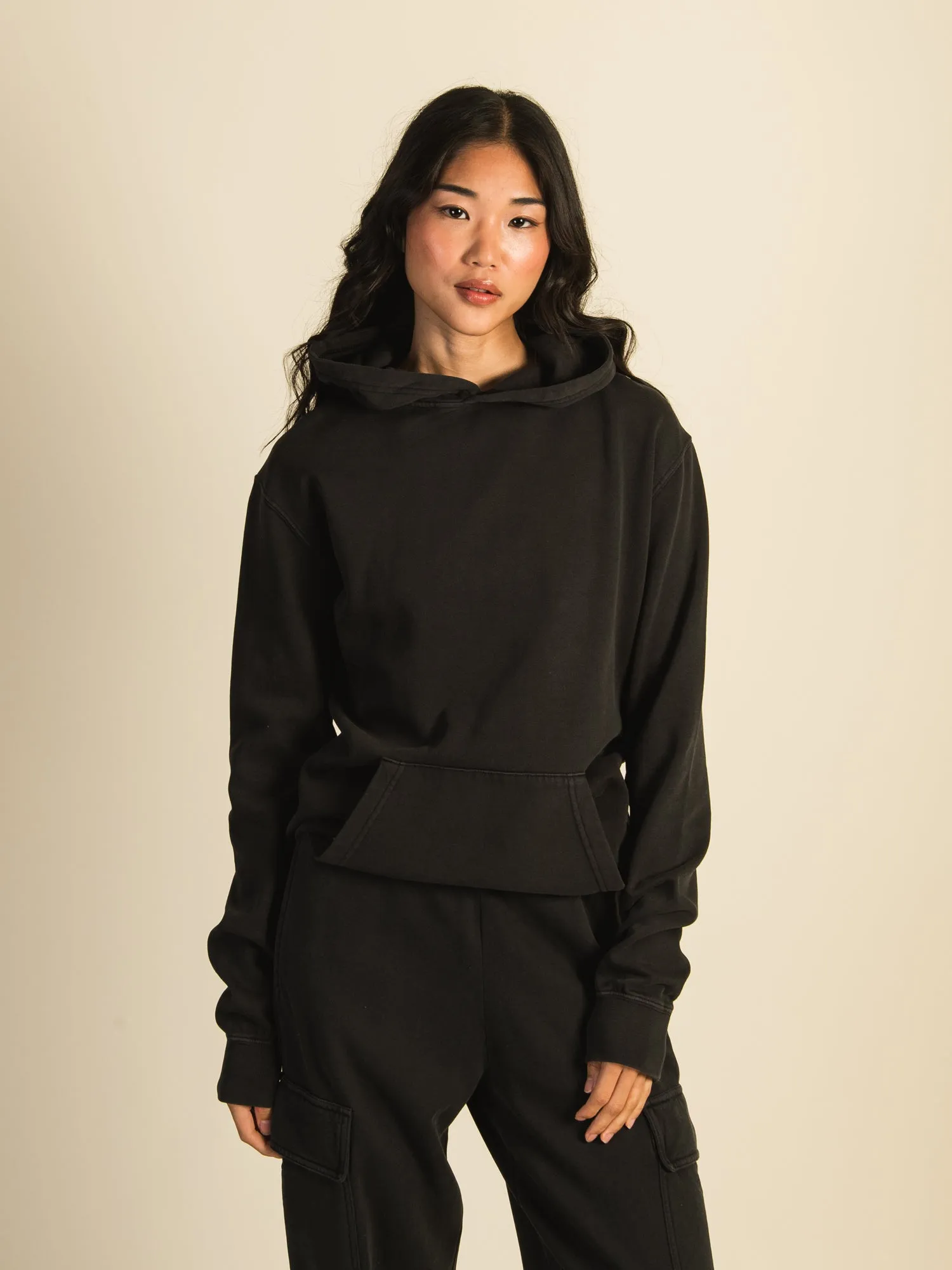 HARLOW HARLEY OVERSIZED BOYFRIEND HOODIE - COAL - CLEARANCE sold by Boathouse
