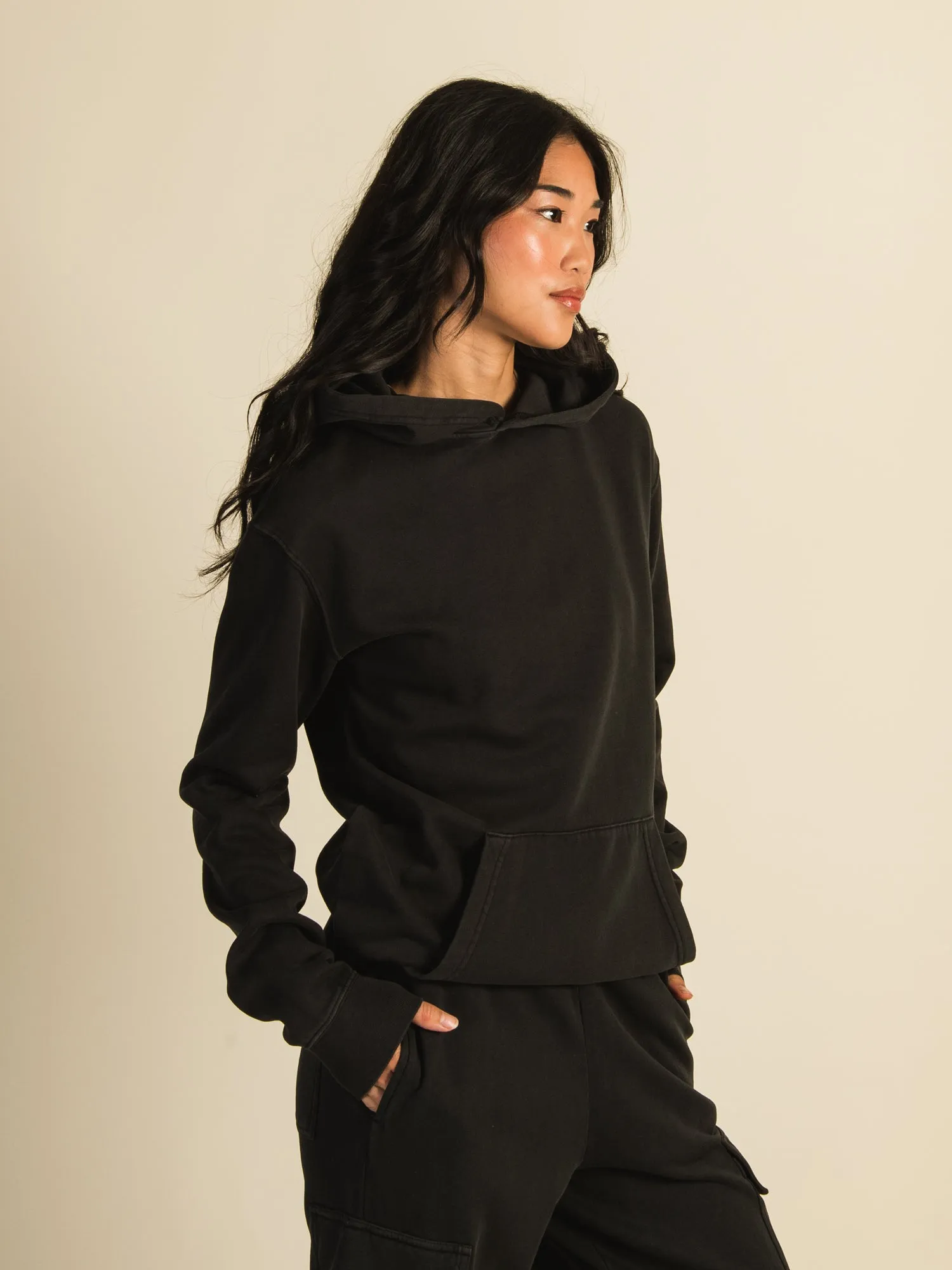 HARLOW HARLEY OVERSIZED BOYFRIEND HOODIE - COAL - CLEARANCE sold by Boathouse product image thumbnail 2