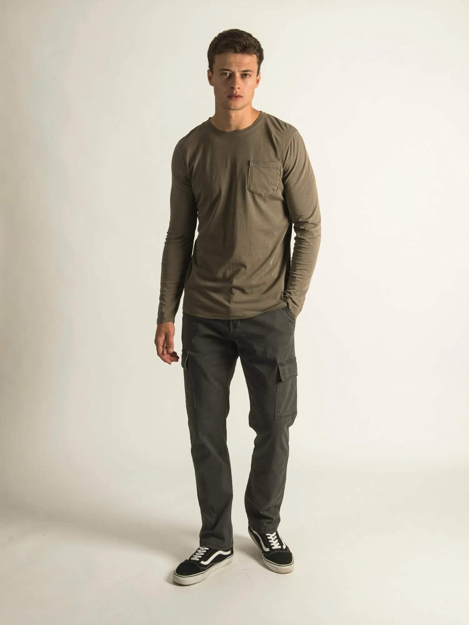 KOLBY GARMENT DYE LONG SLEEVE POCKET T-SHIRT - CLEARANCE sold by Boathouse product image thumbnail 2