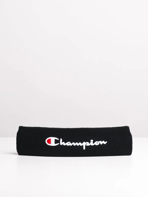 TERRY HEADBAND - BLACK - CLEARANCE sold by Boathouse