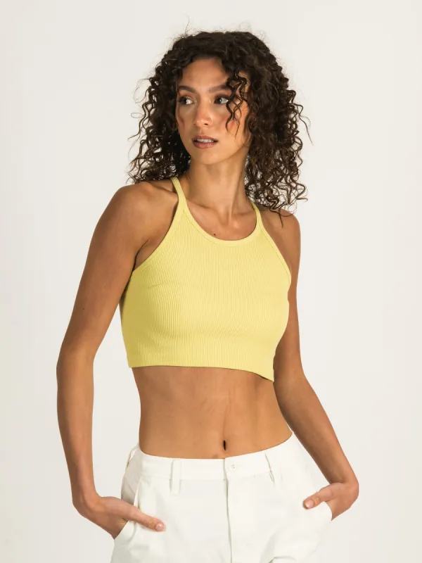 DYNAMIC THICK RIB RACERBACK CROP TANK  - CLEARANCE sold by Boathouse