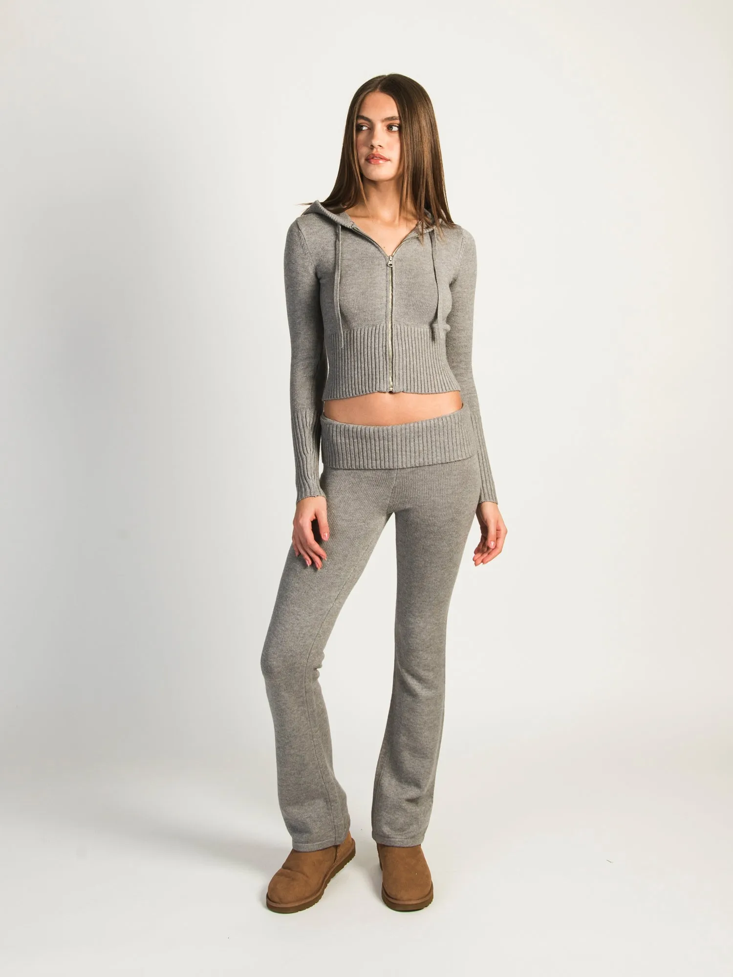 HARLOW BROOKE FLARE PANT - GREY sold by Boathouse product image thumbnail 2