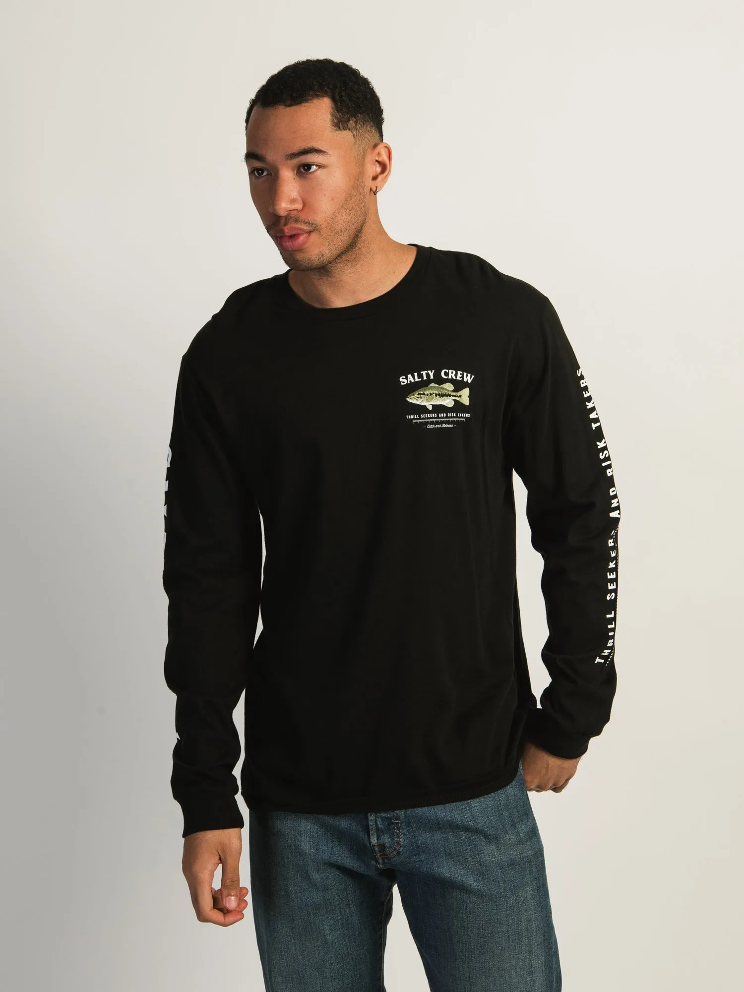 SALTY CREW BIG MOUTH PREM LONG SLEEVE TEE sold by Boathouse product image thumbnail 2