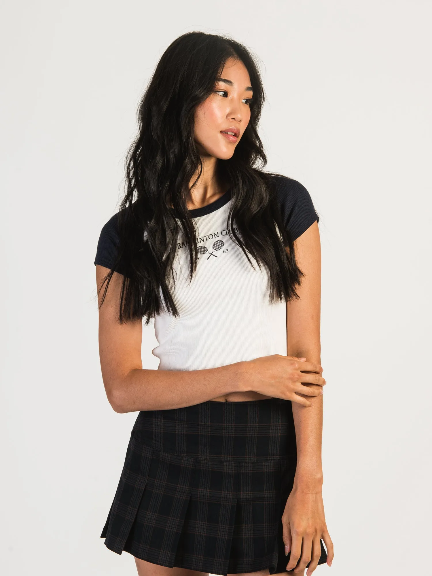 HARLOW COLOURBLOCK SCREEN RAGLAN - NAVY - CLEARANCE sold by Boathouse