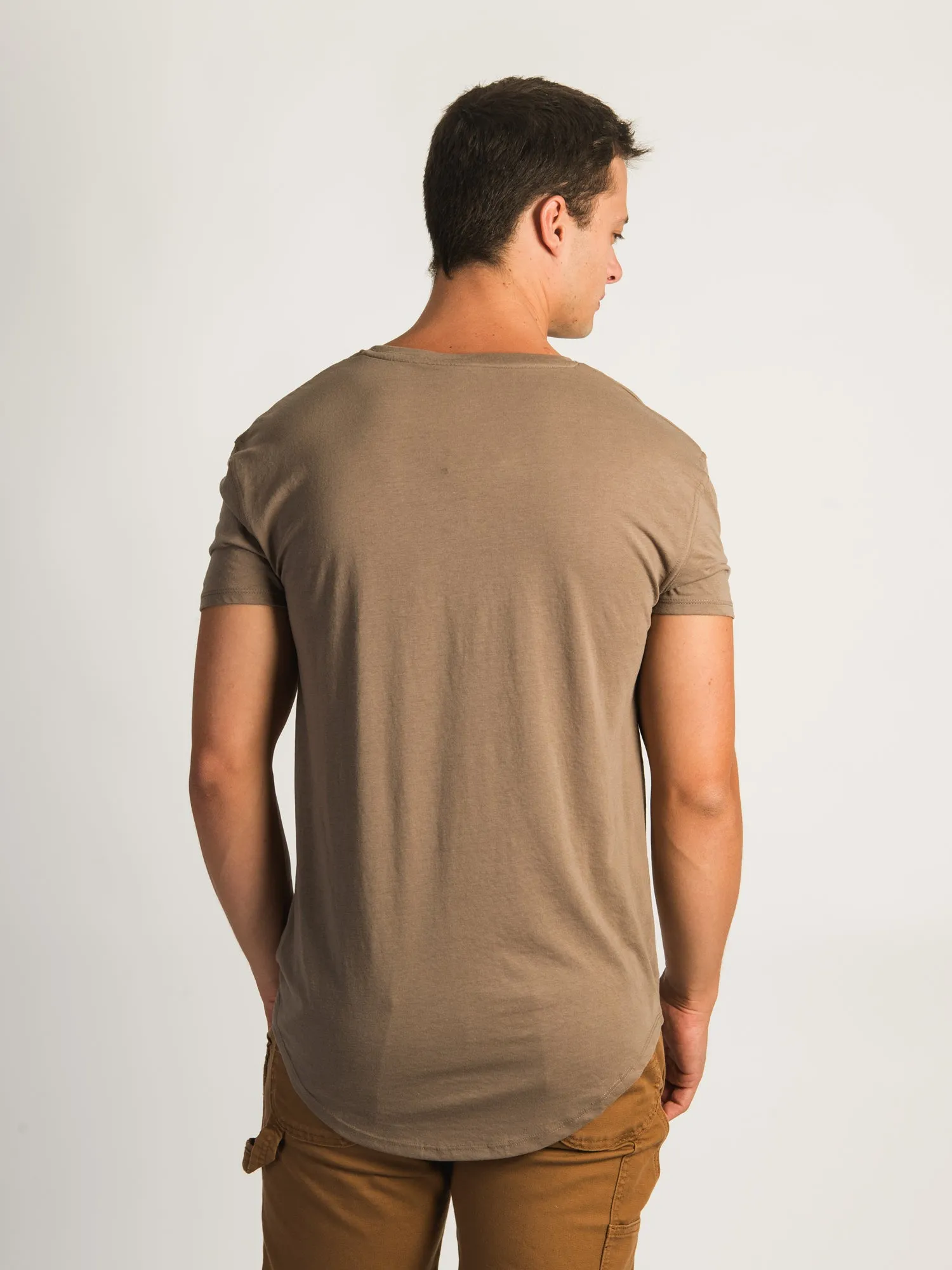 LONGLINE TEE - TAUPE sold by Boathouse product image thumbnail 2