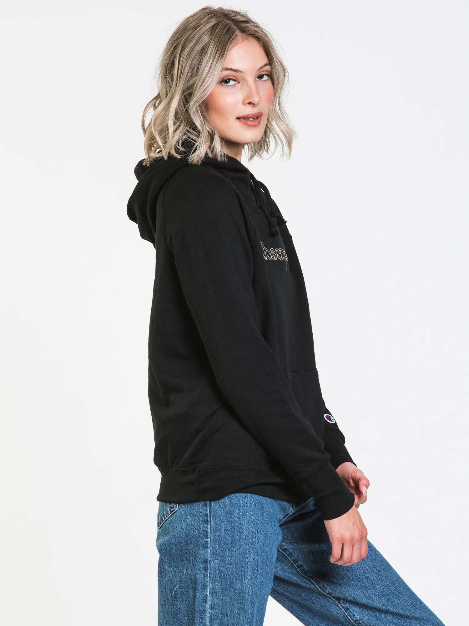 CHAMPION POWERBLEND EMBROIDERED SCRIPT PULLOVER HOODIE - CLEARANCE sold by Boathouse product image thumbnail 3