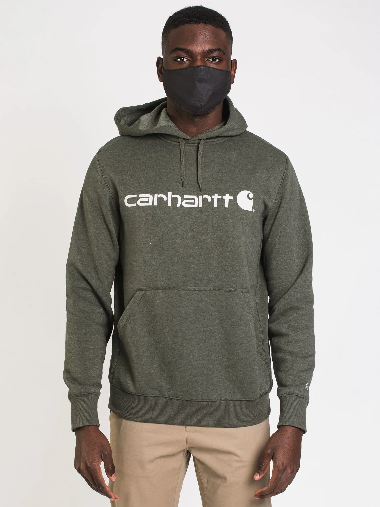 CARHARTT MIDWEIGHT LOGO GRAPHIC HOODIE - CLEARANCE sold by Boathouse