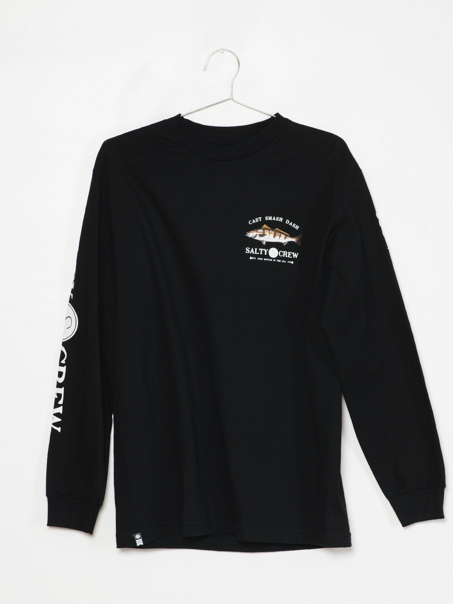 MENS GREY GHOST LONG SLEEVE T-SHIRT - BLACK - CLEARANCE sold by Boathouse product image thumbnail 5