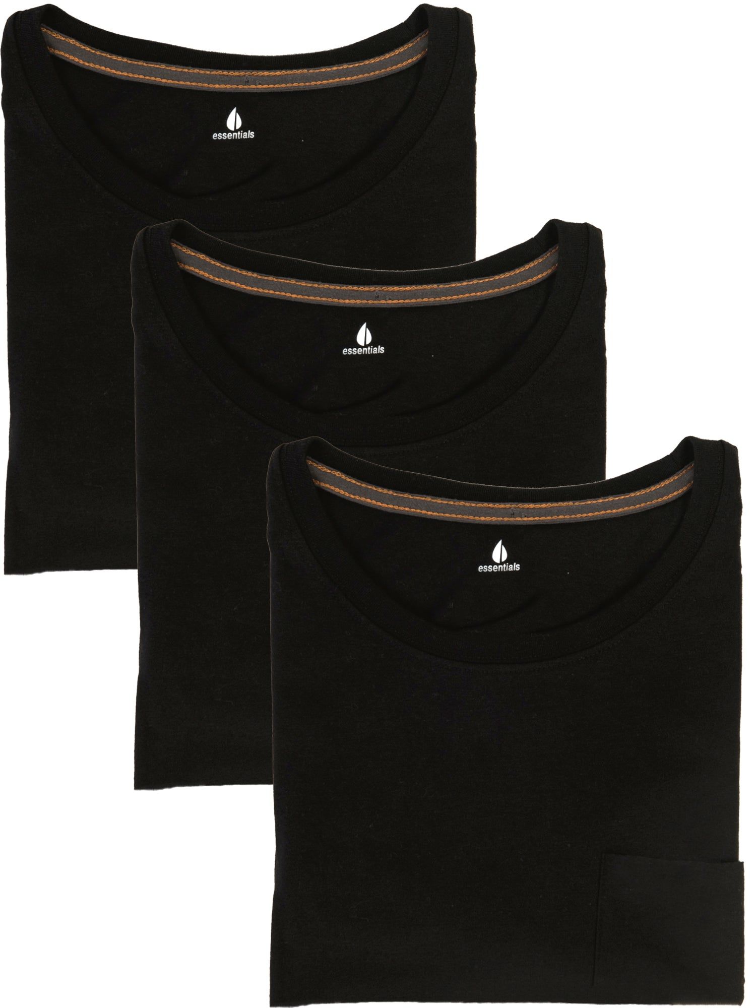LONGLINE TEE - BLACK - 3 PACK sold by Boathouse