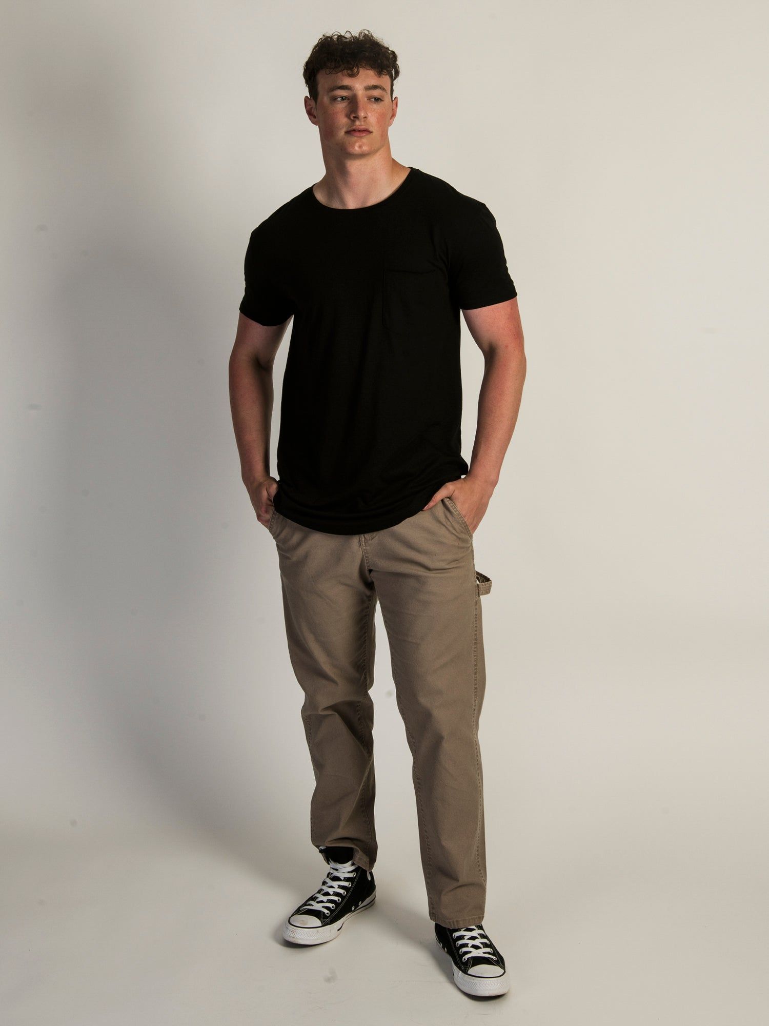 LONGLINE TEE - BLACK - 3 PACK sold by Boathouse product image thumbnail 3