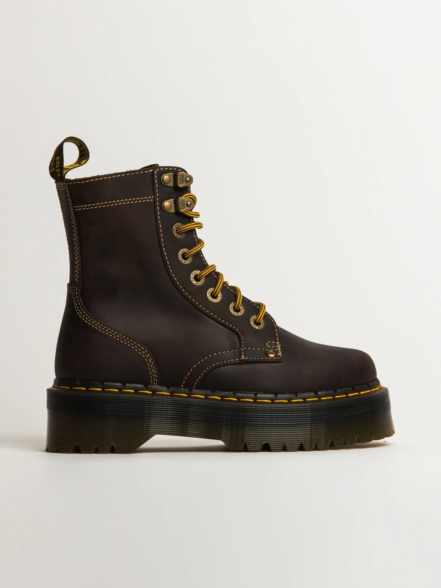 WOMENS DR MARTENS JADON ARC CRAZY HORSE BOOTS sold by Boathouse