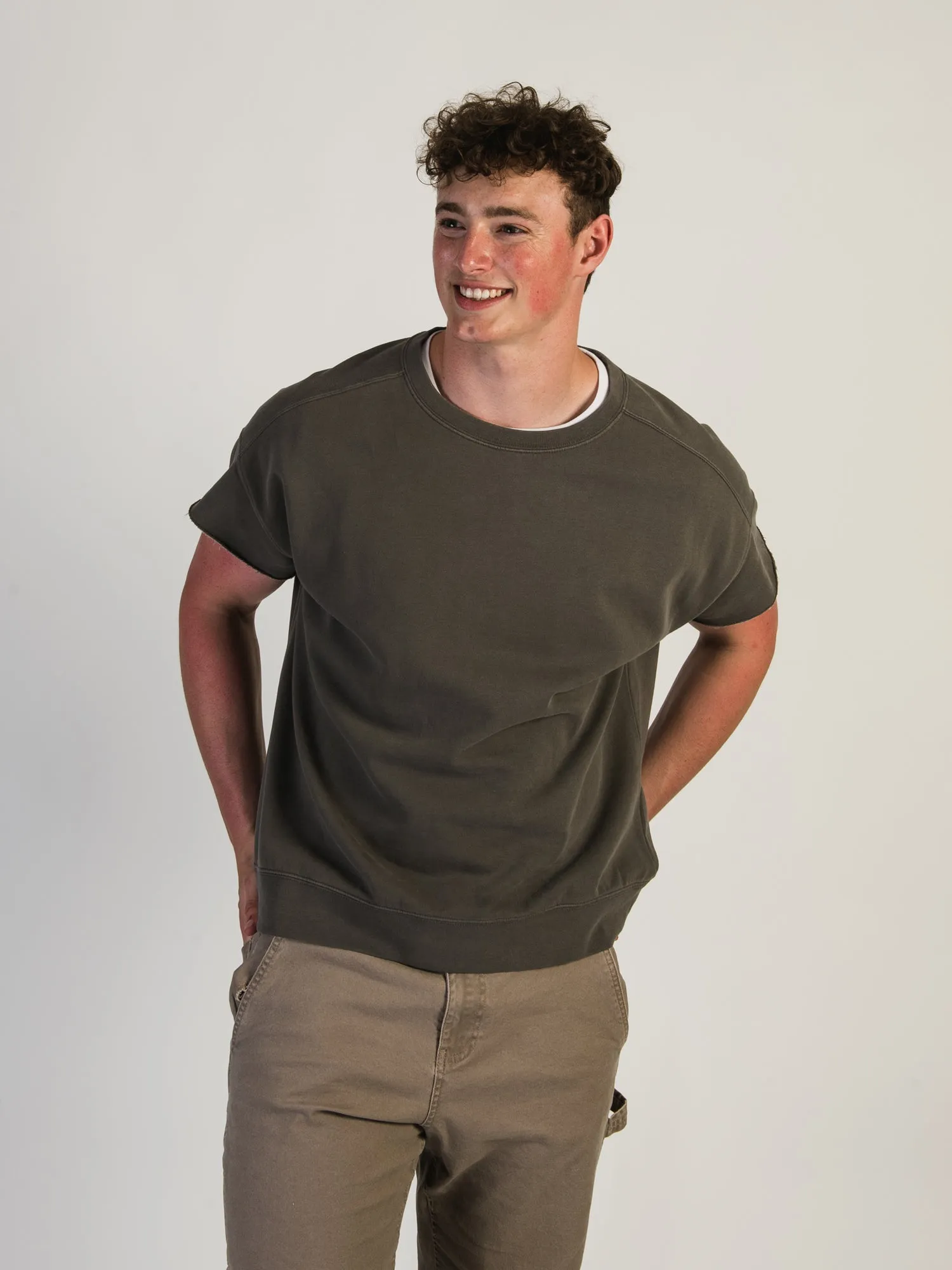 KOLBY HOPPER GARMENT DYE SLEEVELESS TEE - CLEARANCE sold by Boathouse product image thumbnail 2